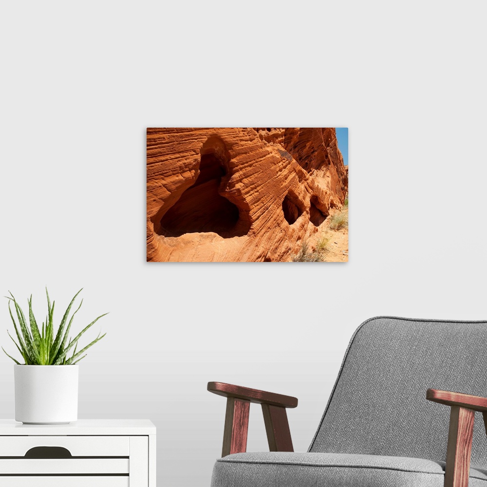 A modern room featuring Nevada, Las Vegas, Desert scenery and red rock formations