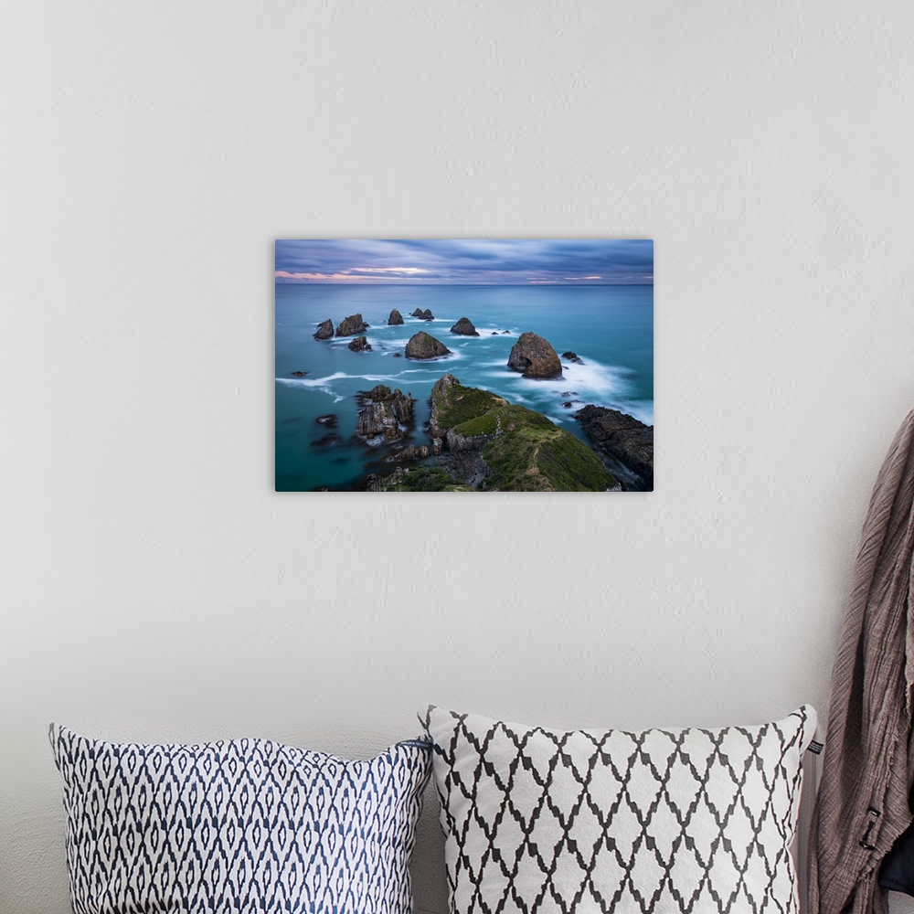 A bohemian room featuring Nugget Point on the coast of the South Island of New Zealand, Otago, New Zealand