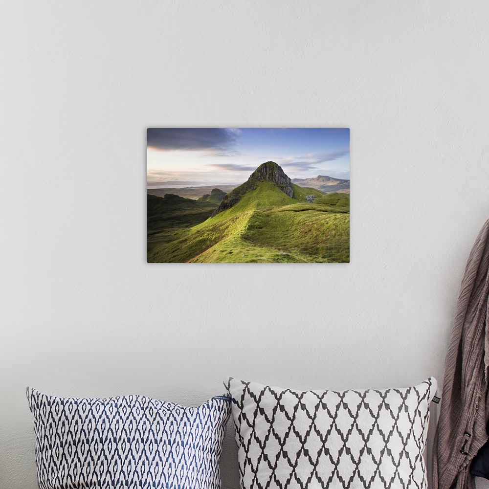 A bohemian room featuring Overview of Mountains, Isle of Skye, Scotland