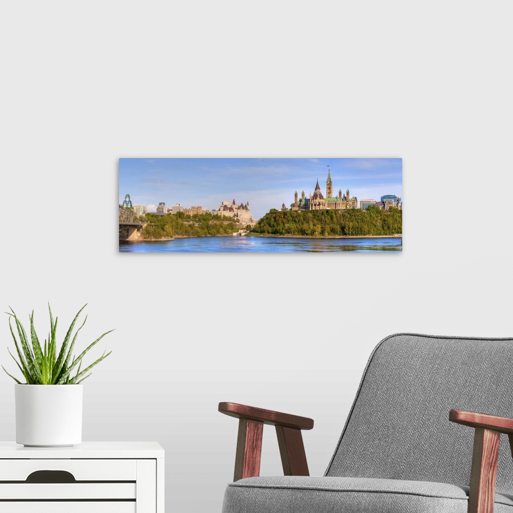 A modern room featuring Parliament Buildings And The Fairmont Chateau Laurier, Ottawa Ontario Canada