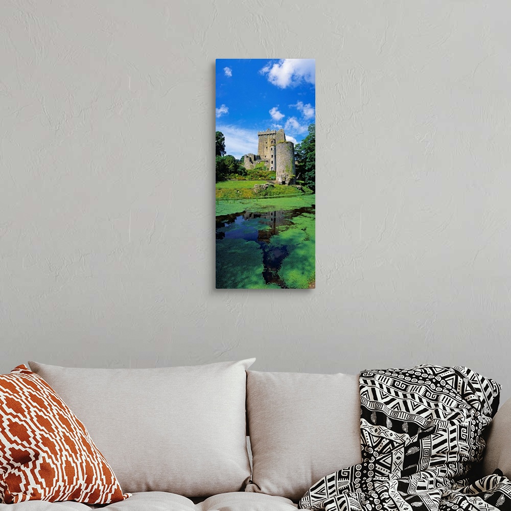 A bohemian room featuring Pond In Front Of A Castle, Blarney Castle, County Cork, Republic Of Ireland