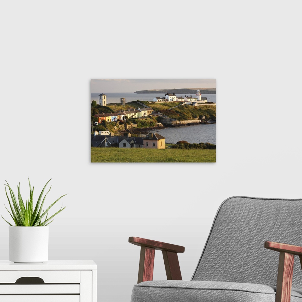 A modern room featuring Roches Point Lighthouse In Cork Harbour In Munster Region; County Cork, Ireland