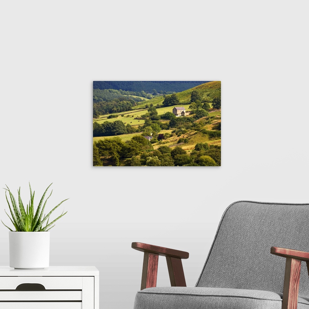 A modern room featuring Rural Landscape, Yorkshire, England