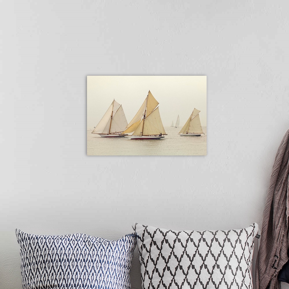 A bohemian room featuring Sailing, Cannes, Provence, France