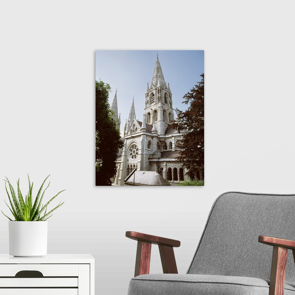 A modern room featuring Saint Finbarre's Cathedral, Cork City, County Cork, Ireland