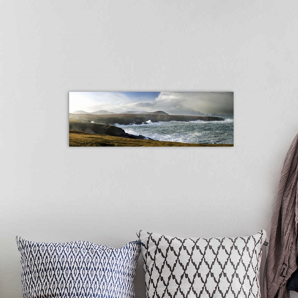 A bohemian room featuring Sea Cliffs Next To The Atlantic, North Mayo, County Mayo, Ireland