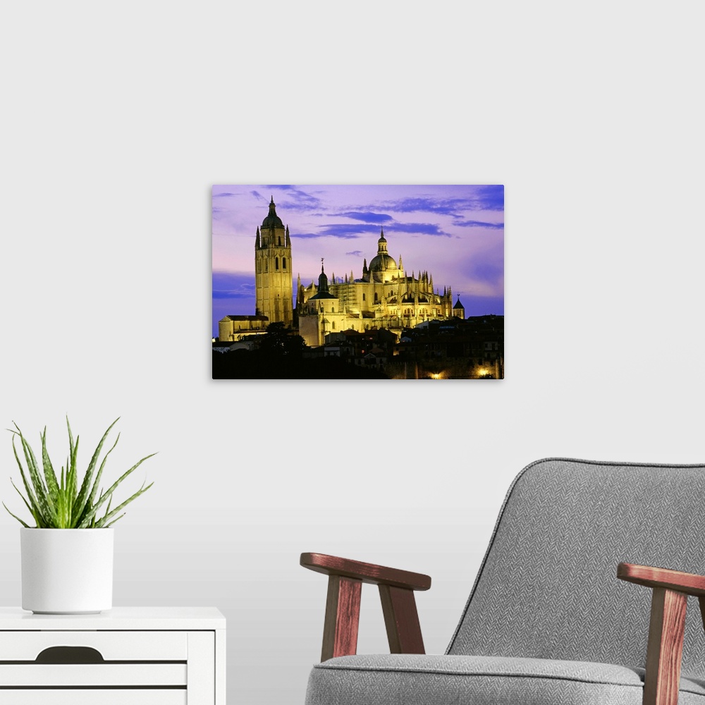 A modern room featuring Segovia Cathedral, Segovia, Castile And Leon, Spain