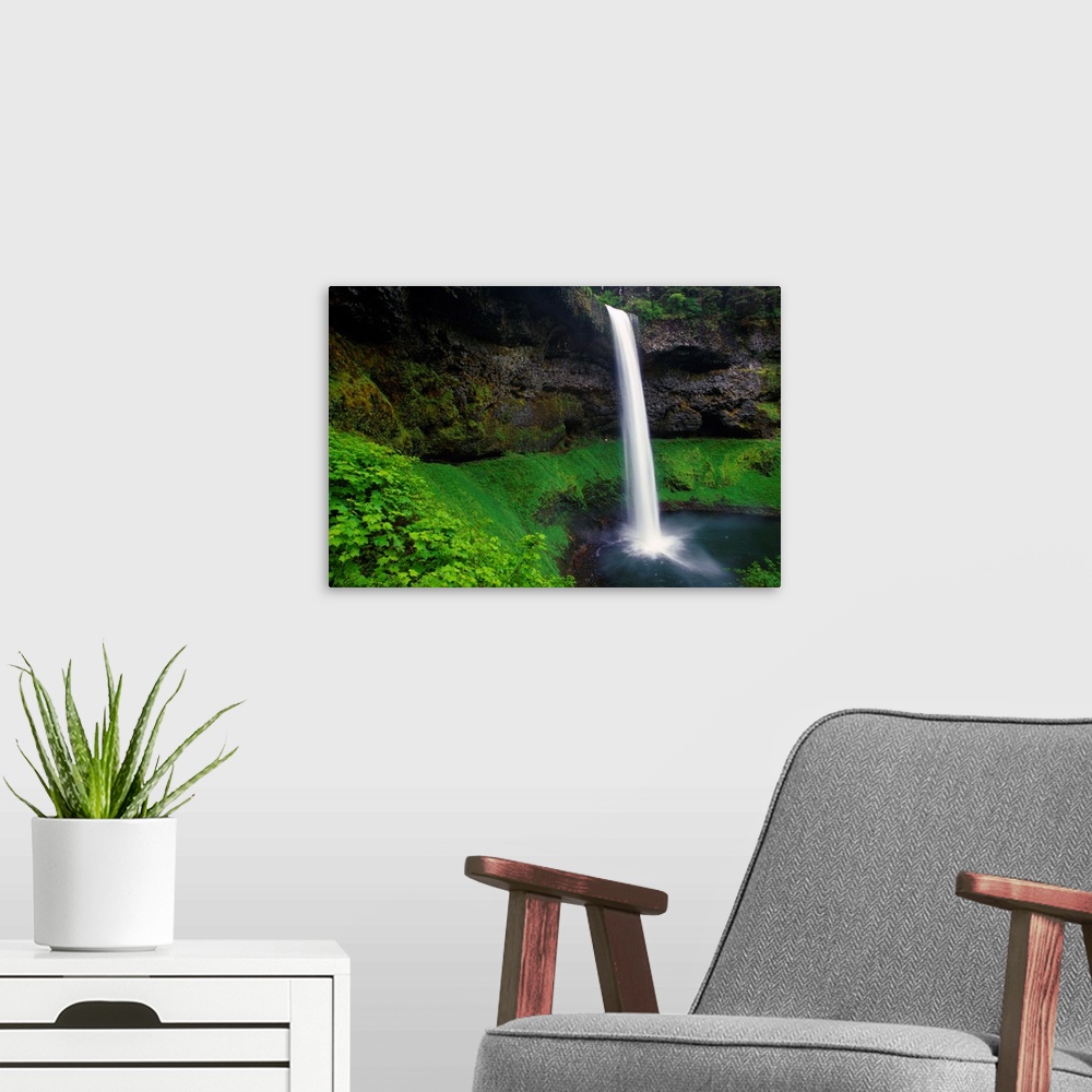 A modern room featuring Silver Falls State Park, Oregon, Usa