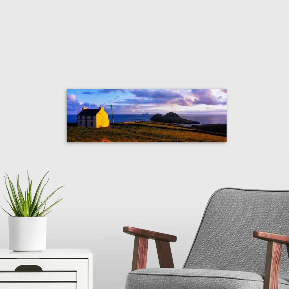 A modern room featuring Skelligs And Puffin Island Ring Of Kerry, Co Kerry, Ireland.