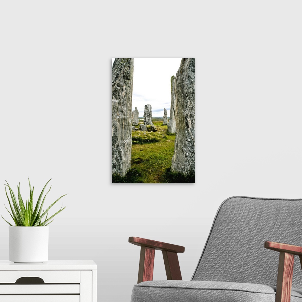 A modern room featuring Standing Stones