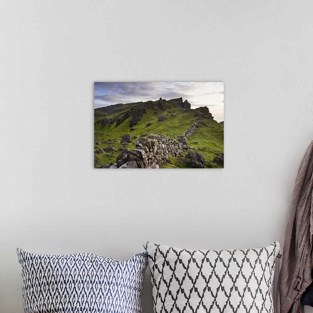 A bohemian room featuring Stone Fence on Ridge, Isle of Skye, Scotland