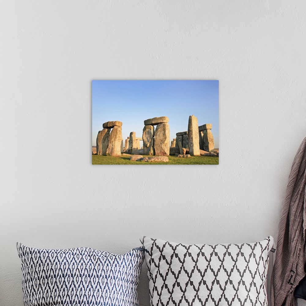 A bohemian room featuring Stonehenge, Salisbury Plain, Wiltshire, England
