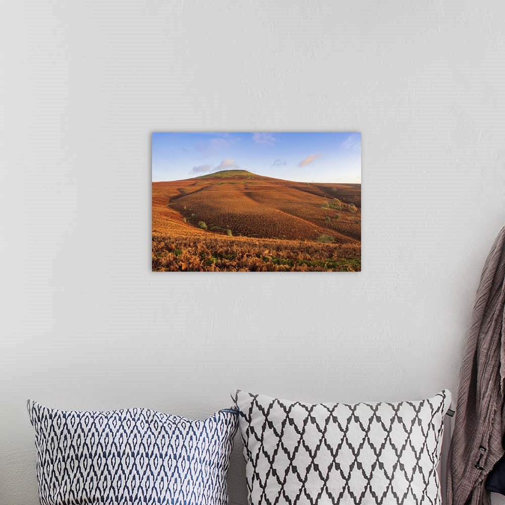 A bohemian room featuring Sugar loaf mountain at Abergavenny in South Wales.