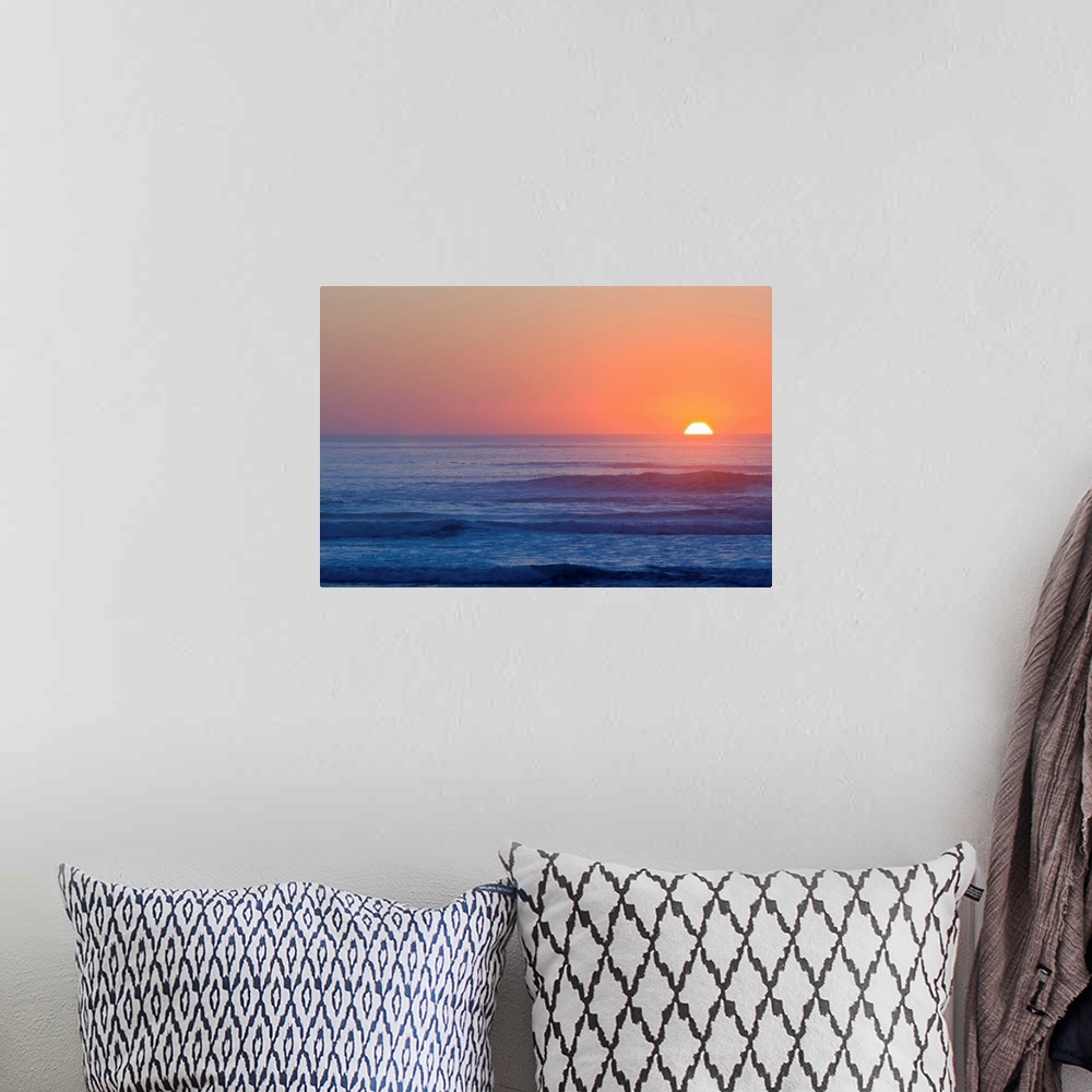 A bohemian room featuring Sunset, Cape Kiwanda, Oregon, USA