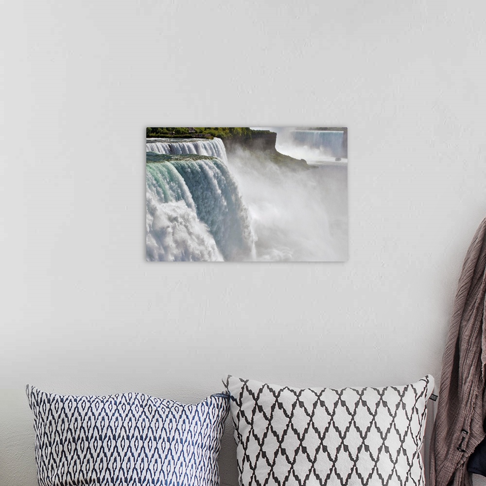 A bohemian room featuring The American Falls From Prospect Point, Niagara Falls, New York, USA