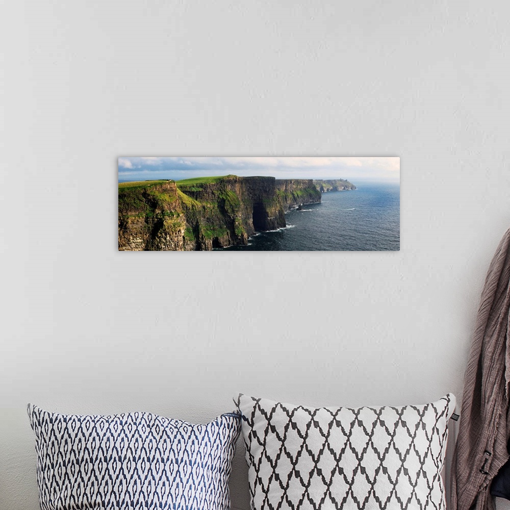 A bohemian room featuring The cliffs of moher near doolin, County clare ireland