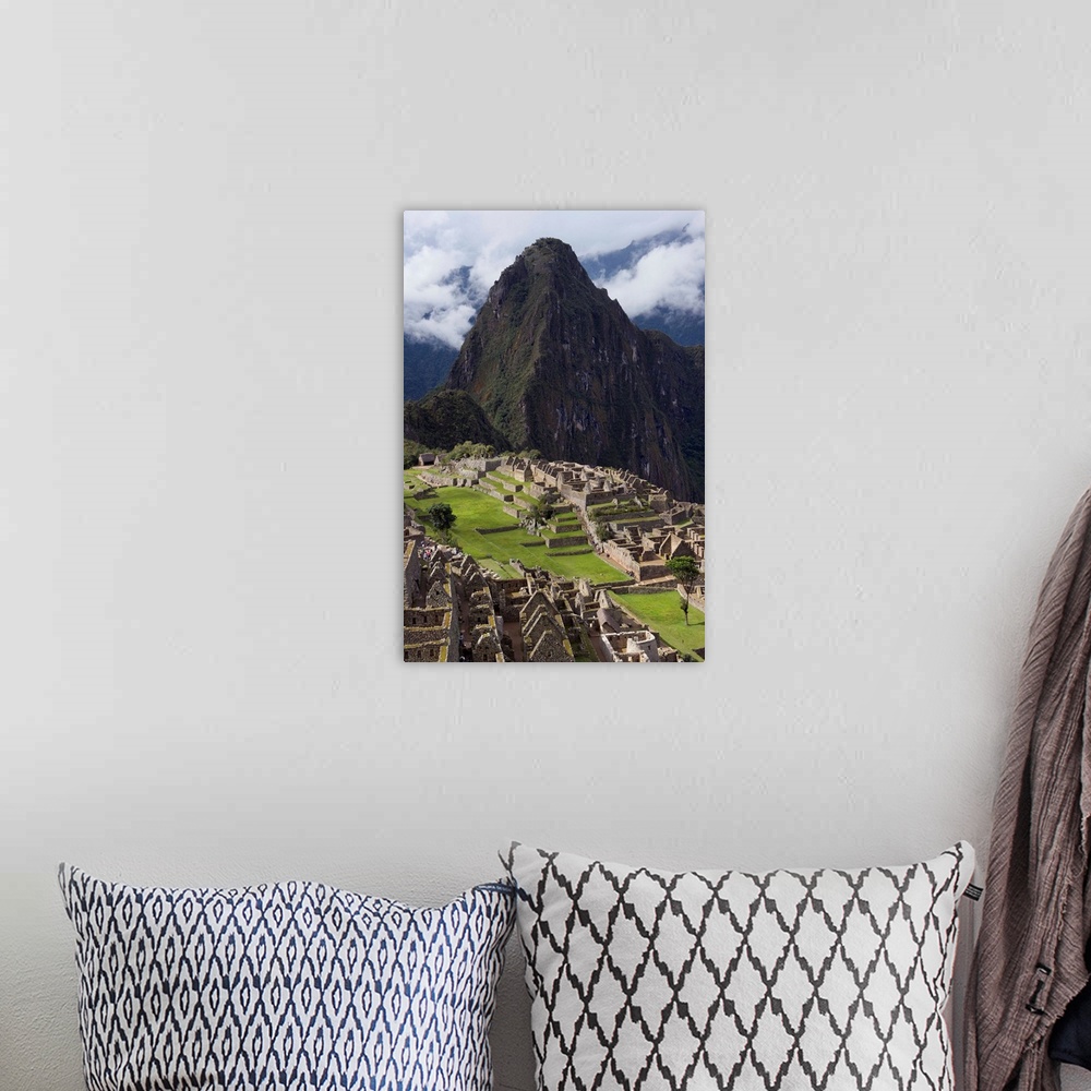 A bohemian room featuring The Historic Inca Site Machu Picchu; Peru