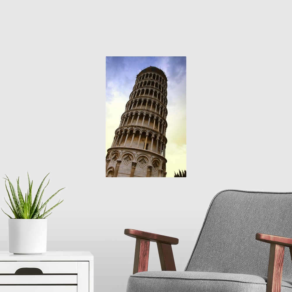 A modern room featuring The Leaning Tower Of Pisa Tuscany Italy