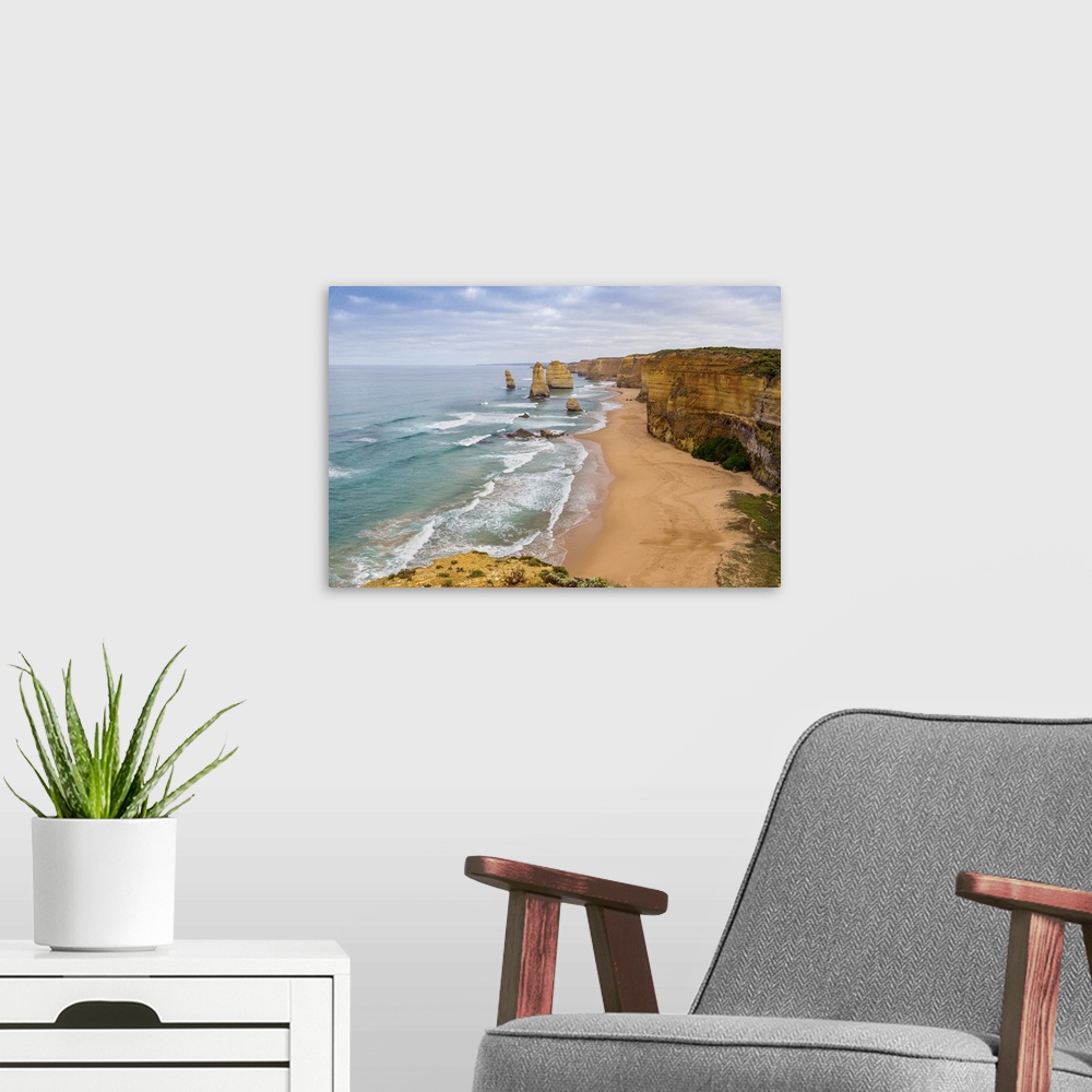 A modern room featuring The Twelve Apostles, near Port Campbell in the Port Campbell National Park, Great Ocean Road, Vic...