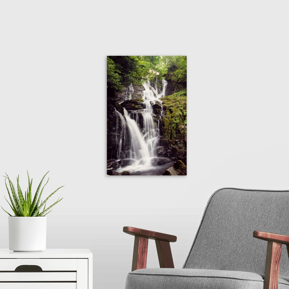 A modern room featuring Torc Waterfall, Killarney, County Kerry, Ireland