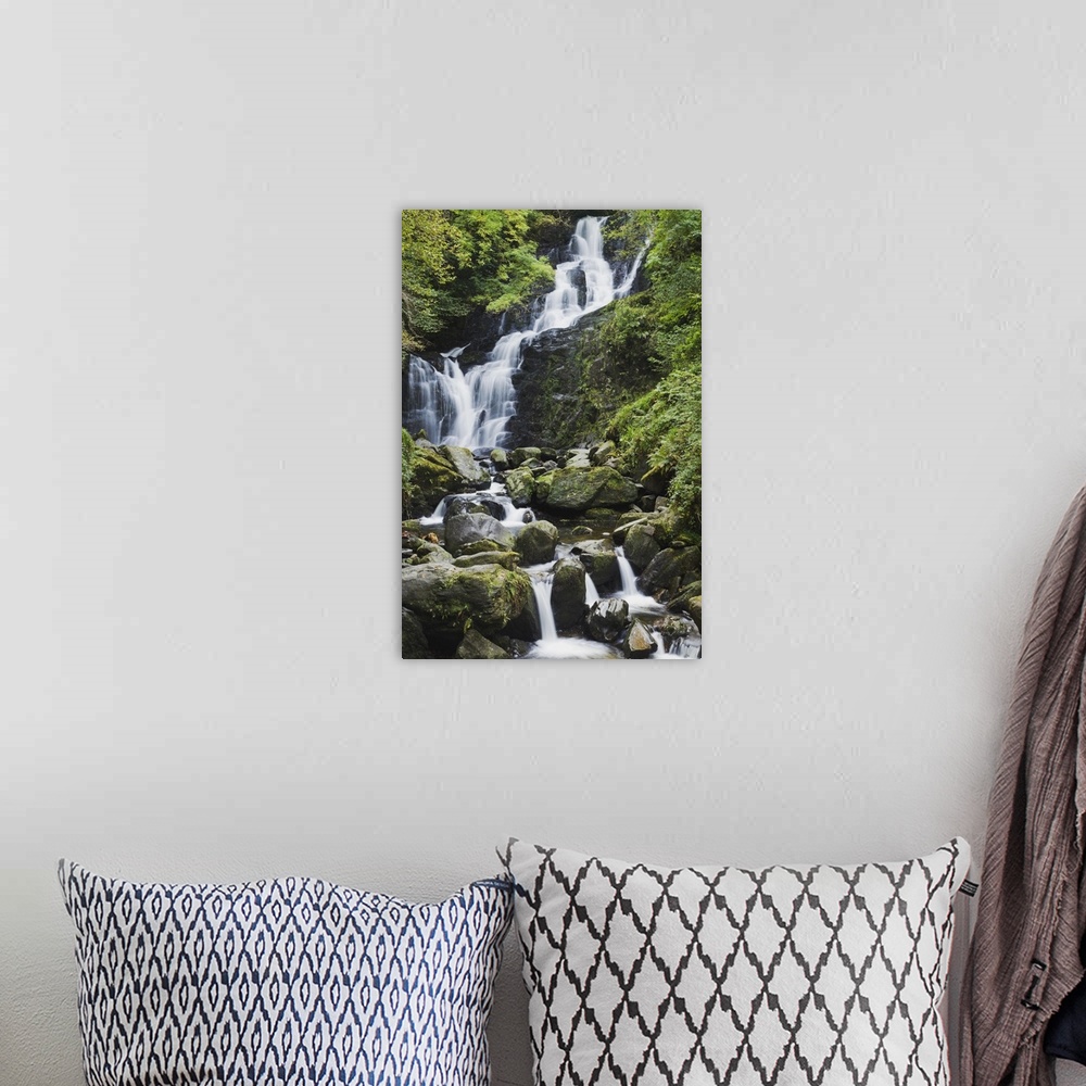 A bohemian room featuring Torc Waterfall On Torc Mountain, Killarney, County Kerry, Ireland