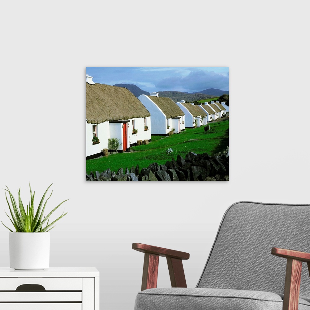 A modern room featuring Tullycross, Co Galway, Ireland; Holiday Cottages