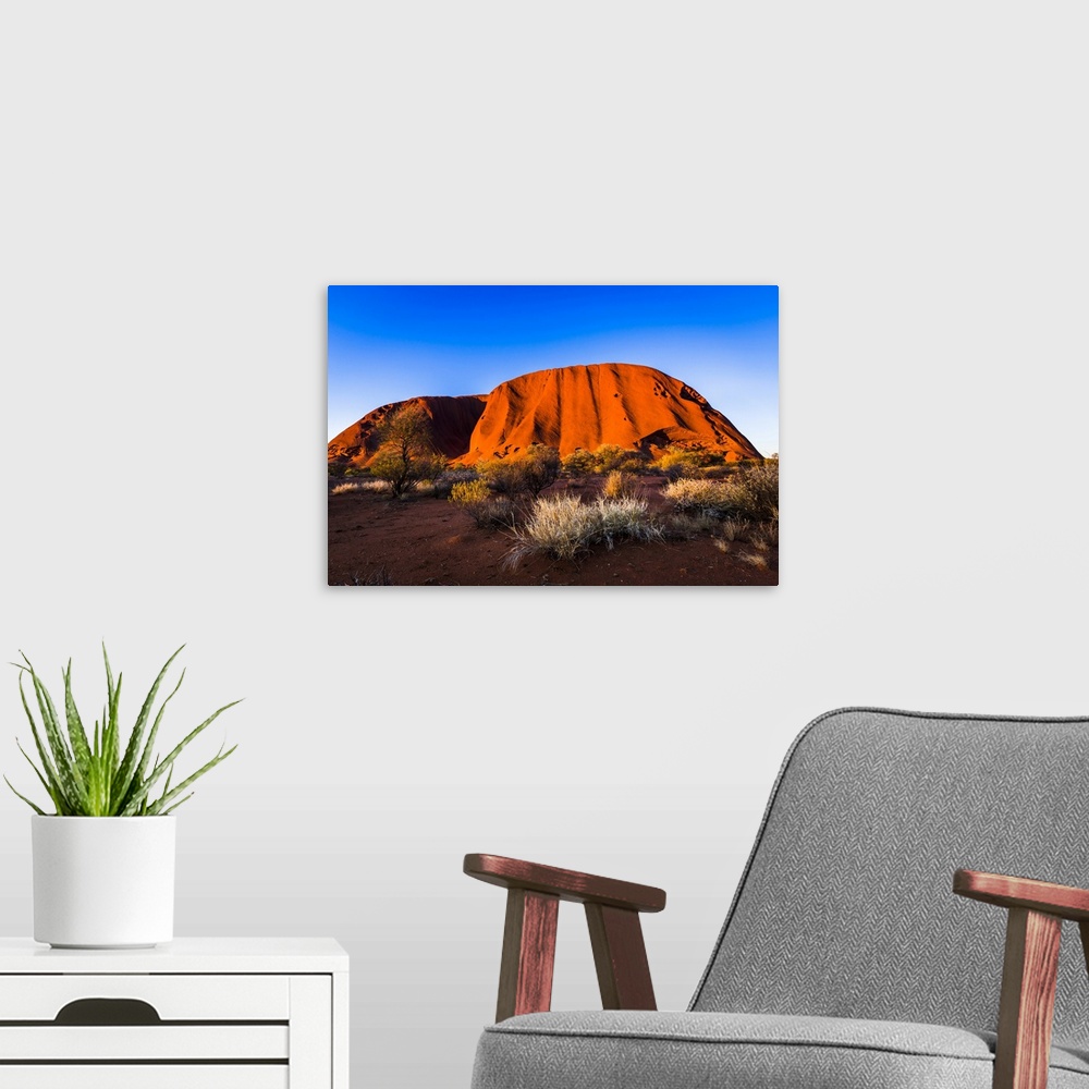 A modern room featuring Uluru (Ayers Rock), Uluru-Kata Tjuta National Park, Northern Territory, Australia