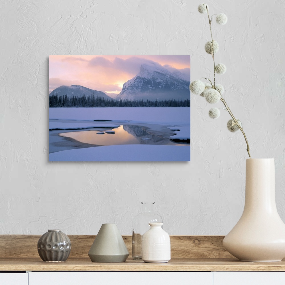 A farmhouse room featuring Vermilion Lakes And Mt. Rundle, Banff National Park, Alberta, Canada