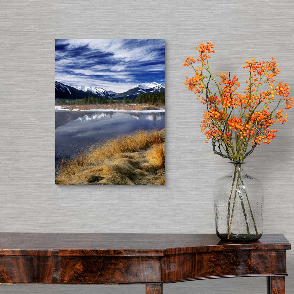 A traditional room featuring Vermilion Lakes, Banff National Park, Alberta, Canada