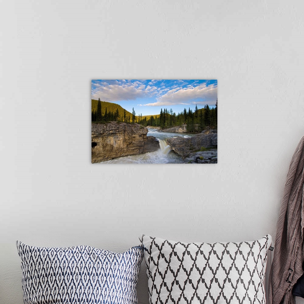 A bohemian room featuring Waterfall, Elbow River, Kananaskis Country, Alberta