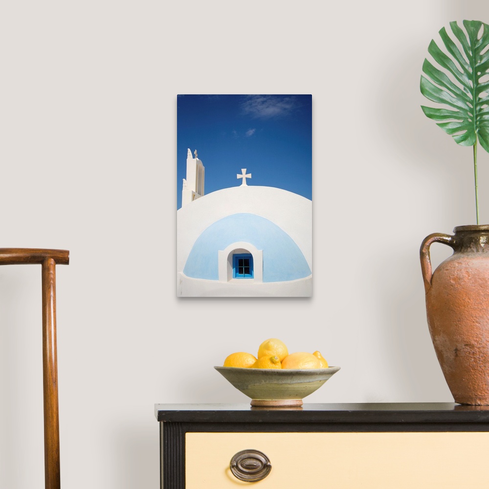 A traditional room featuring Whitewashed Greek Chapel, Close Up
