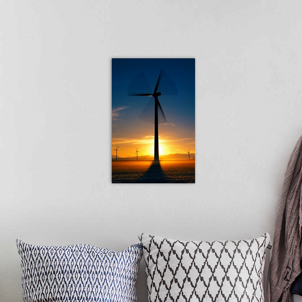A bohemian room featuring Wind Turbines