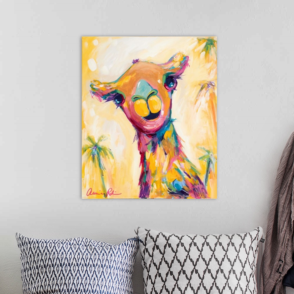 A bohemian room featuring Camel Babe