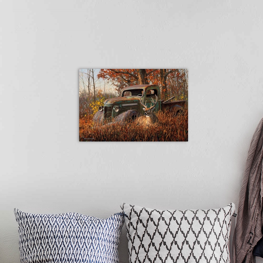 A bohemian room featuring A Buck And A Truck