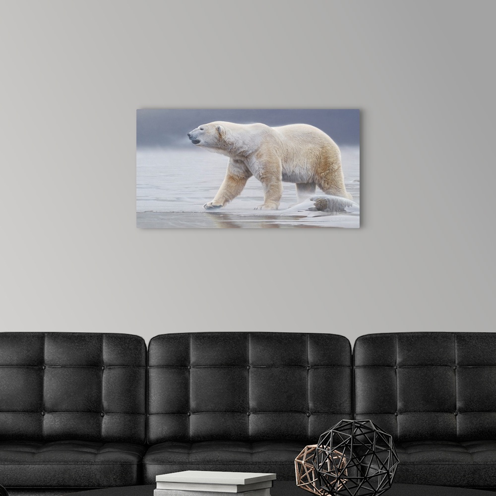 A modern room featuring Arctic Icon