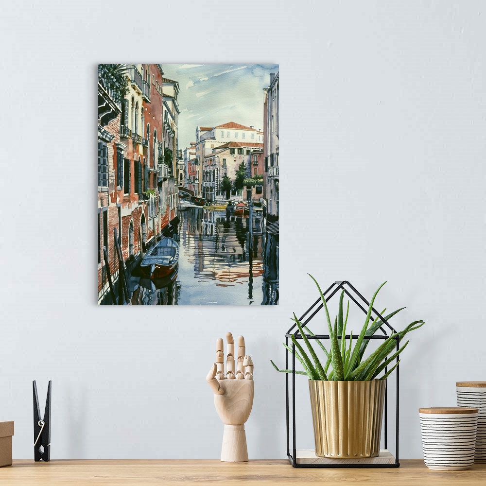 A bohemian room featuring Canal III Venice