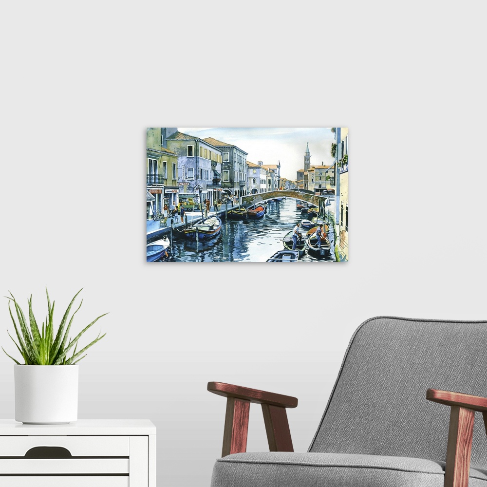 A modern room featuring Canal in Chioggia