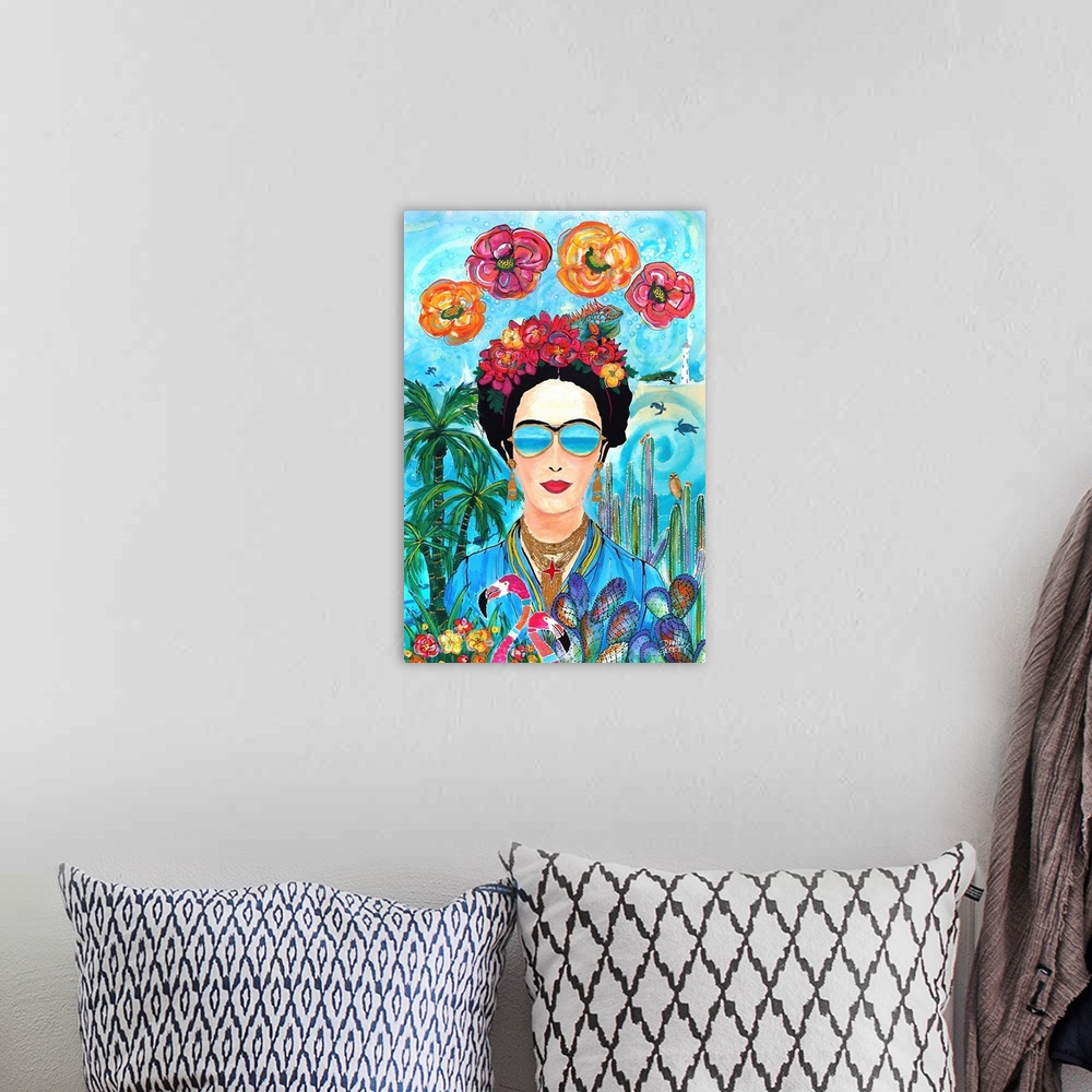 A bohemian room featuring Frida Aruba