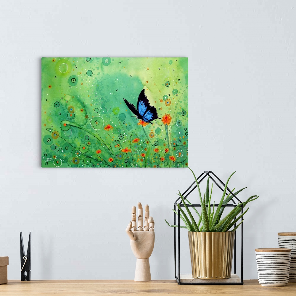 A bohemian room featuring Ulysses Butterfly