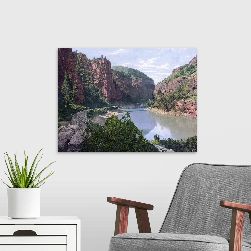 A modern room featuring Echo Cliffs Grand River Canyon Colorado