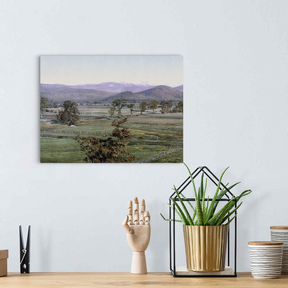 A bohemian room featuring Mt. Washington from Intervale White Mountains