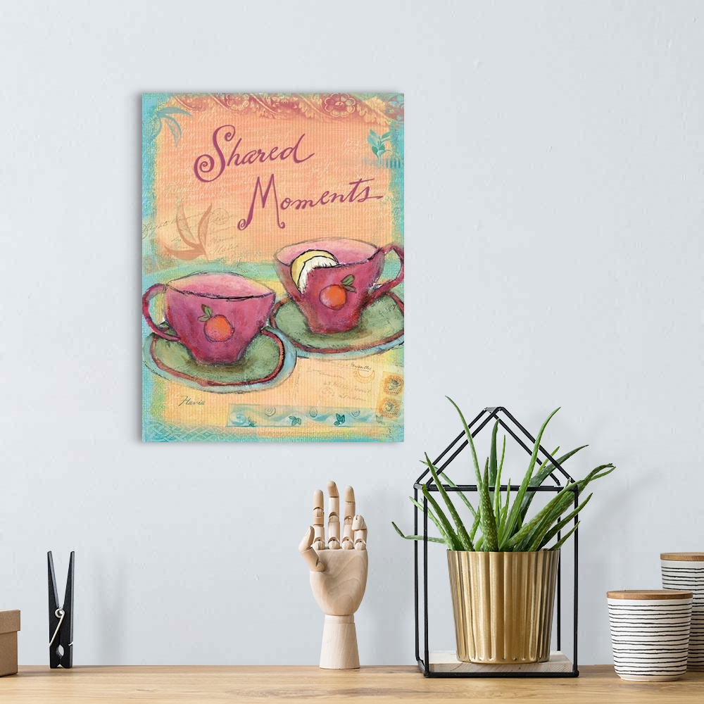 A bohemian room featuring Shared Moments Inspirational Print