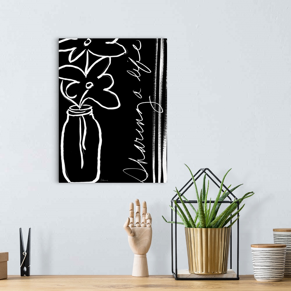 A bohemian room featuring Sharing life Print