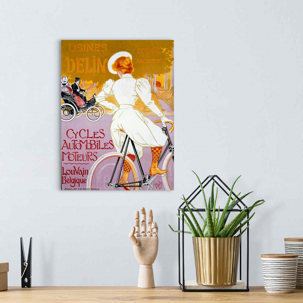 A bohemian room featuring Vintage French Poster, Delin Factories