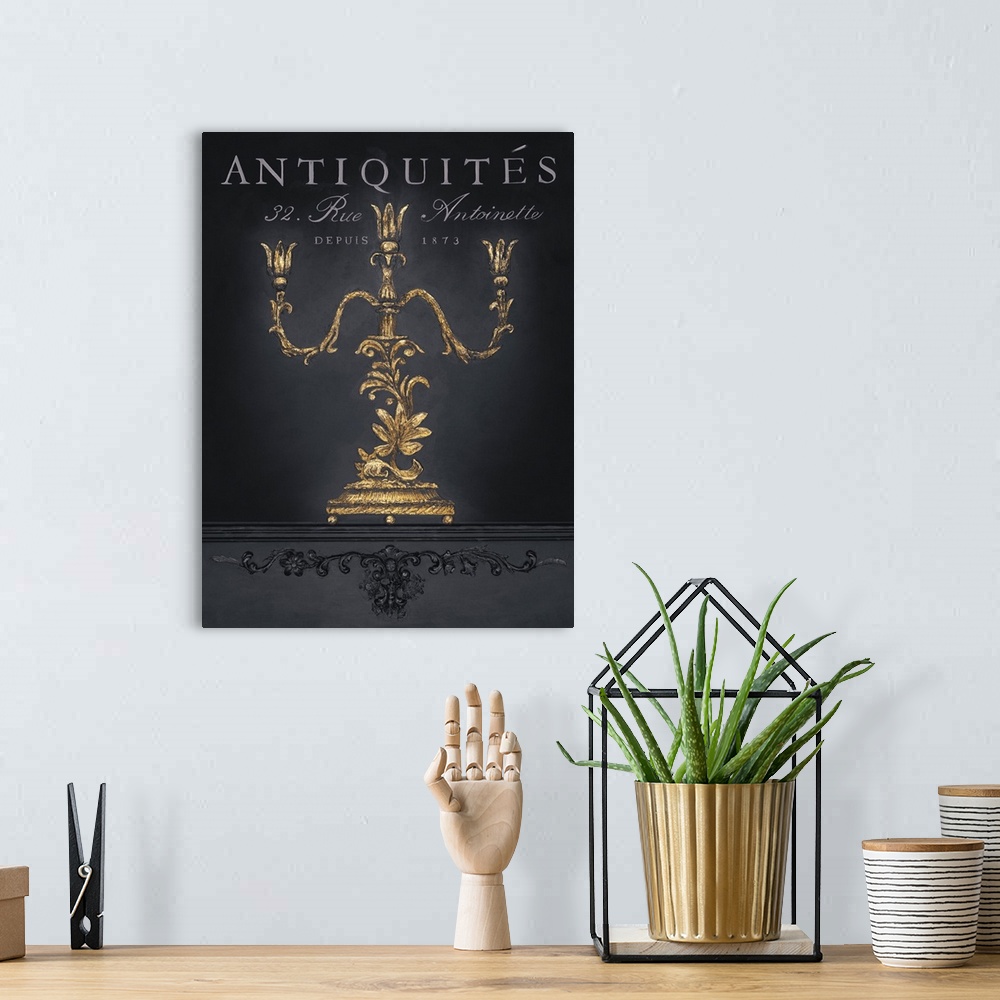 A bohemian room featuring Antiquites