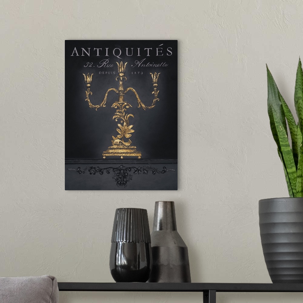 A modern room featuring Antiquites