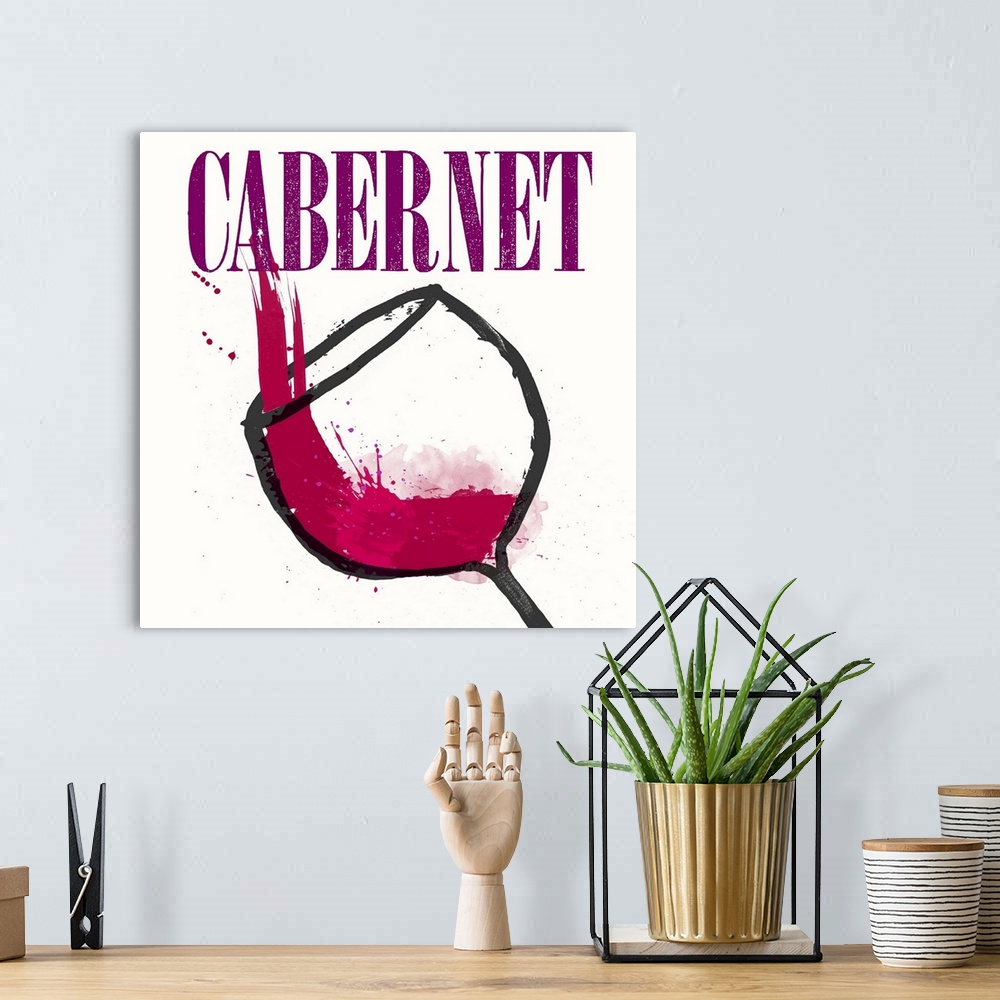 A bohemian room featuring Vibrant kitchen wall art perfect for wine lovers.
