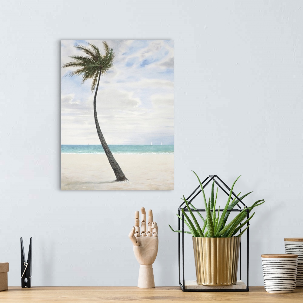 A bohemian room featuring Breezy Palm I
