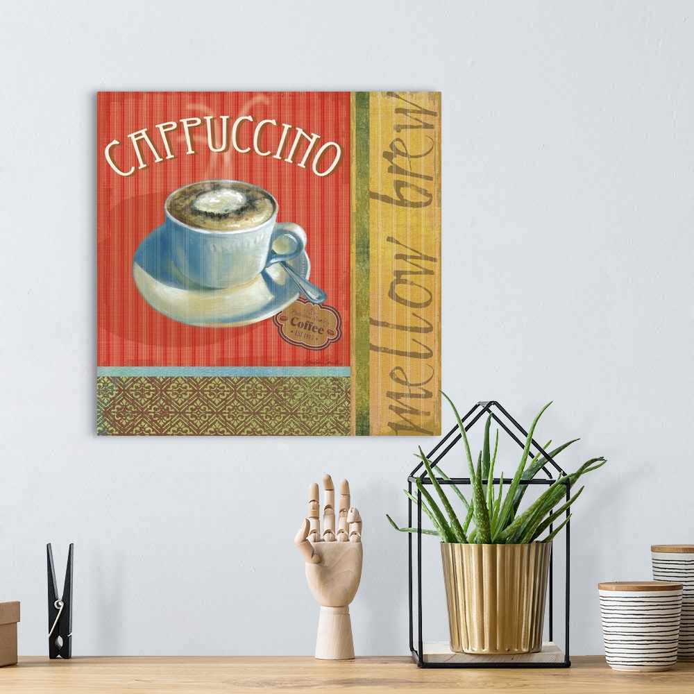 A bohemian room featuring Cappuccino Perk