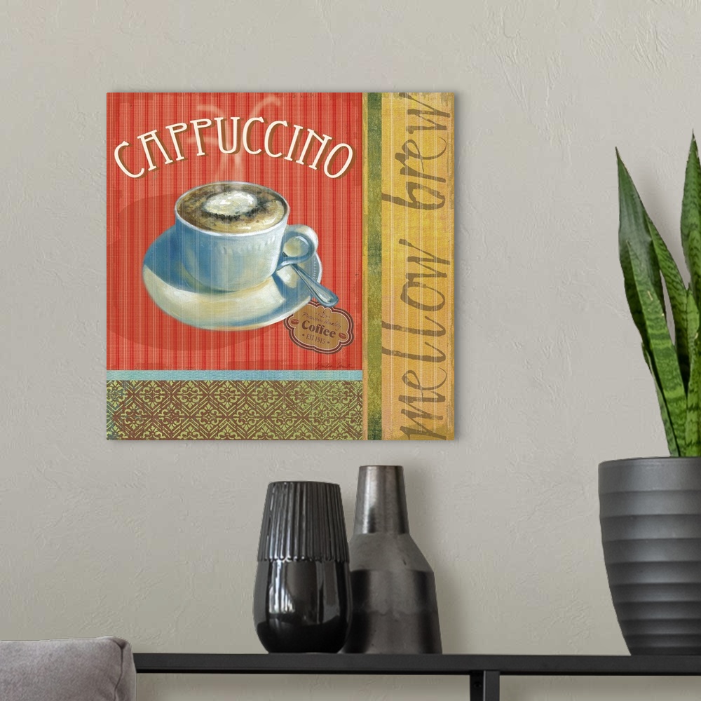 A modern room featuring Cappuccino Perk